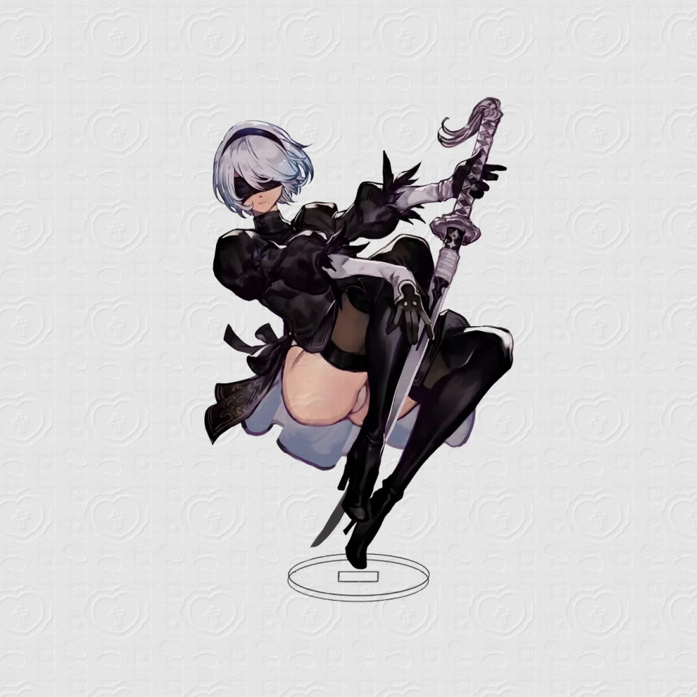 15 سنتيمتر لعبة NieR: ورشة أوتوماتا الاكريليك حامل نموذج تأثيري شخصيات سحرية حلية اكسسوارات عيد الميلاد جمع الهدايا