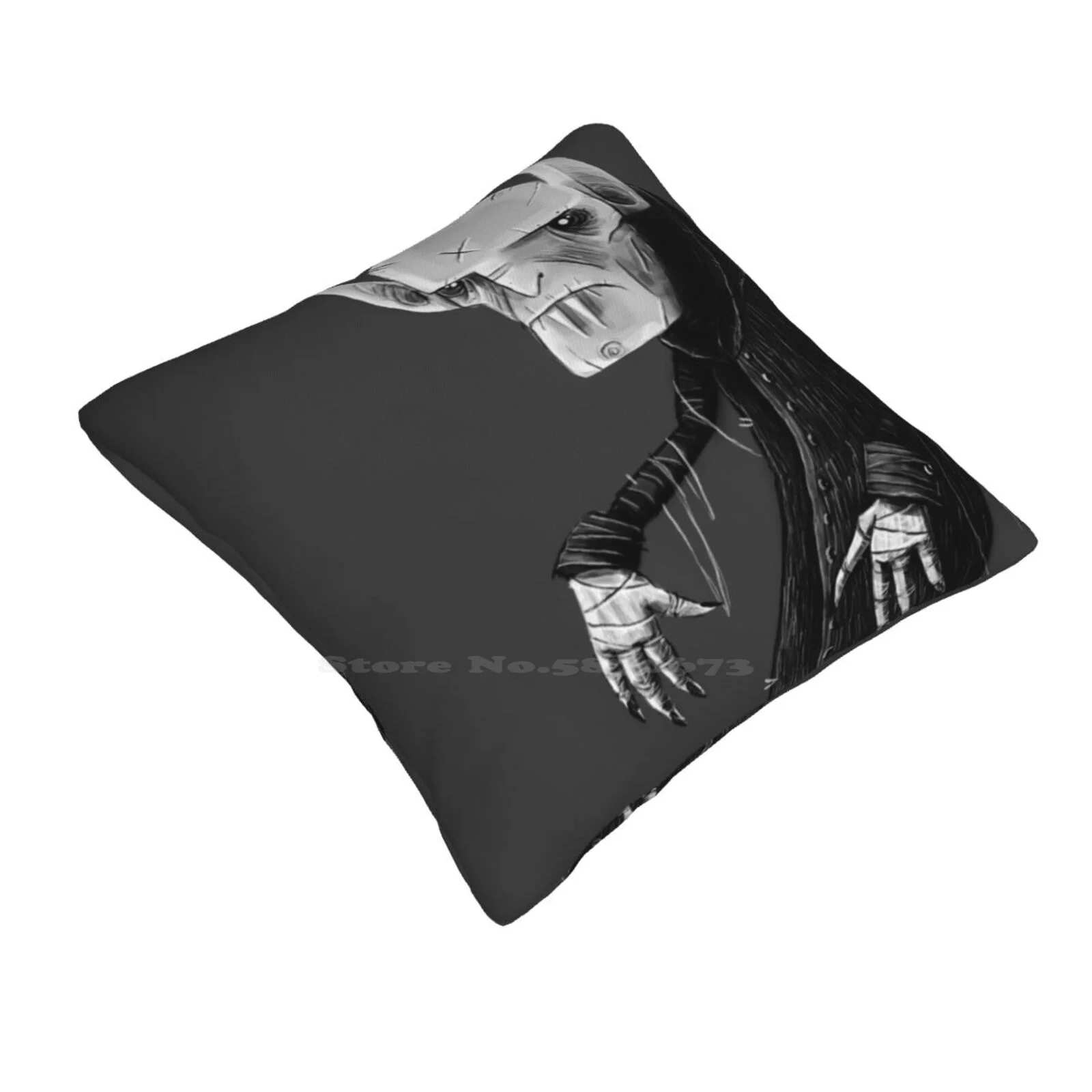 Nosferatu Bedroom Office Hug Pillowcase Nosferatu Vampire Vampyre Dark Gothic Horror Comic Black White