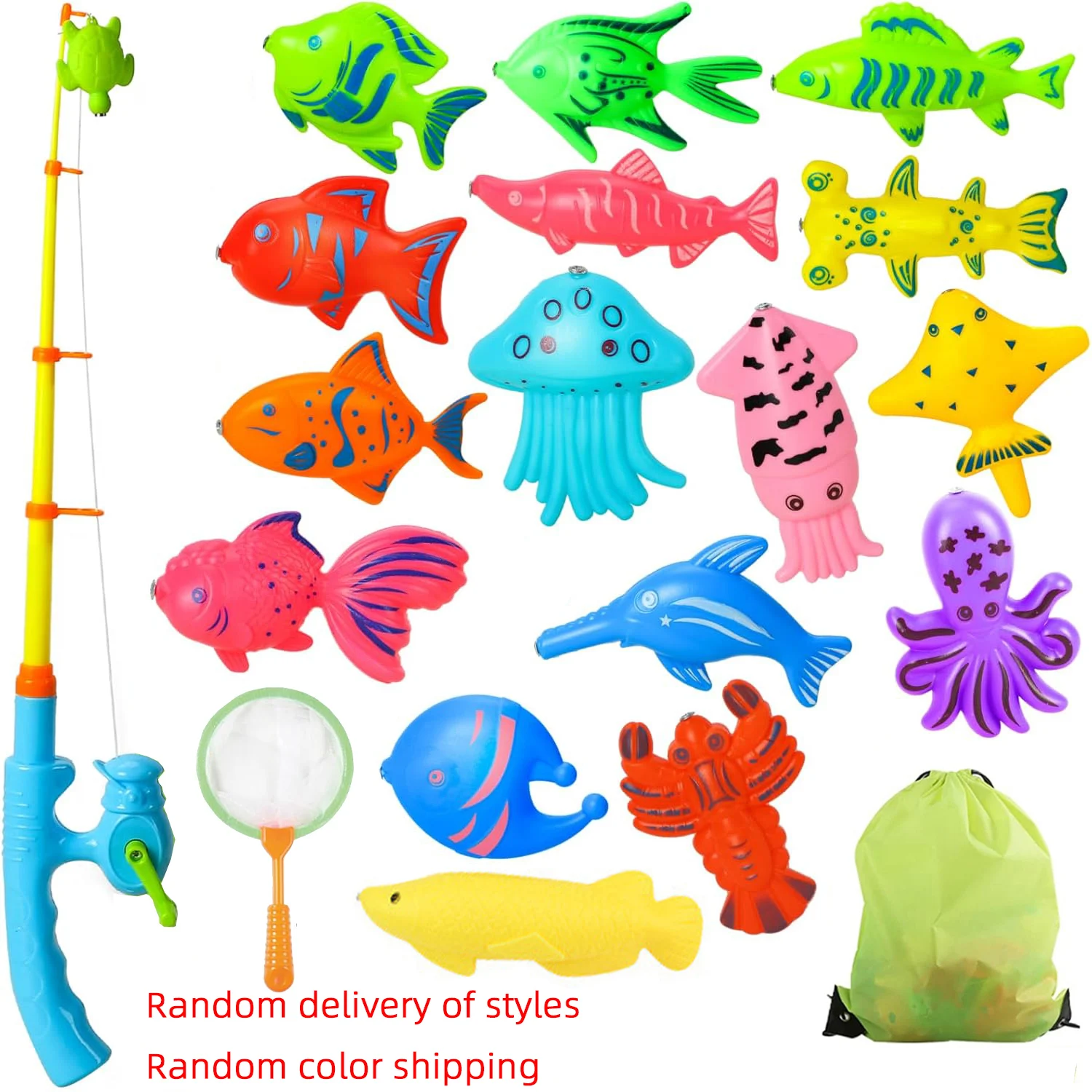 Kinder-Badewannenspielzeug zum Angeln, Schwimmbecken, schwimmendes Fischspielzeug, interaktives Eltern-Kind-Spiel, Kinderspielzeug, neu – Detail 7