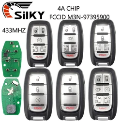 SilKY Keyless Smart Key for Chyrsler Pacifica 2017-2021 Proximity Remote Fob 433MHz 4A Chip M3N-97395900, 68217827 AC