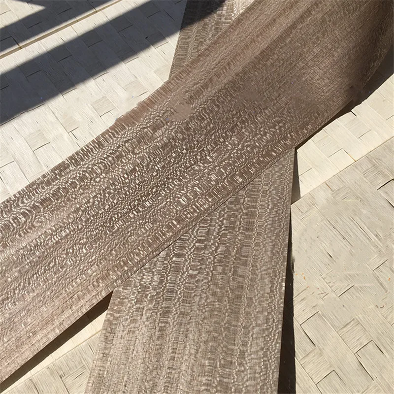 Custom Natural Veneer Genuine Lacewood Grey Platano Decorative Sliced Veneer for Furniture