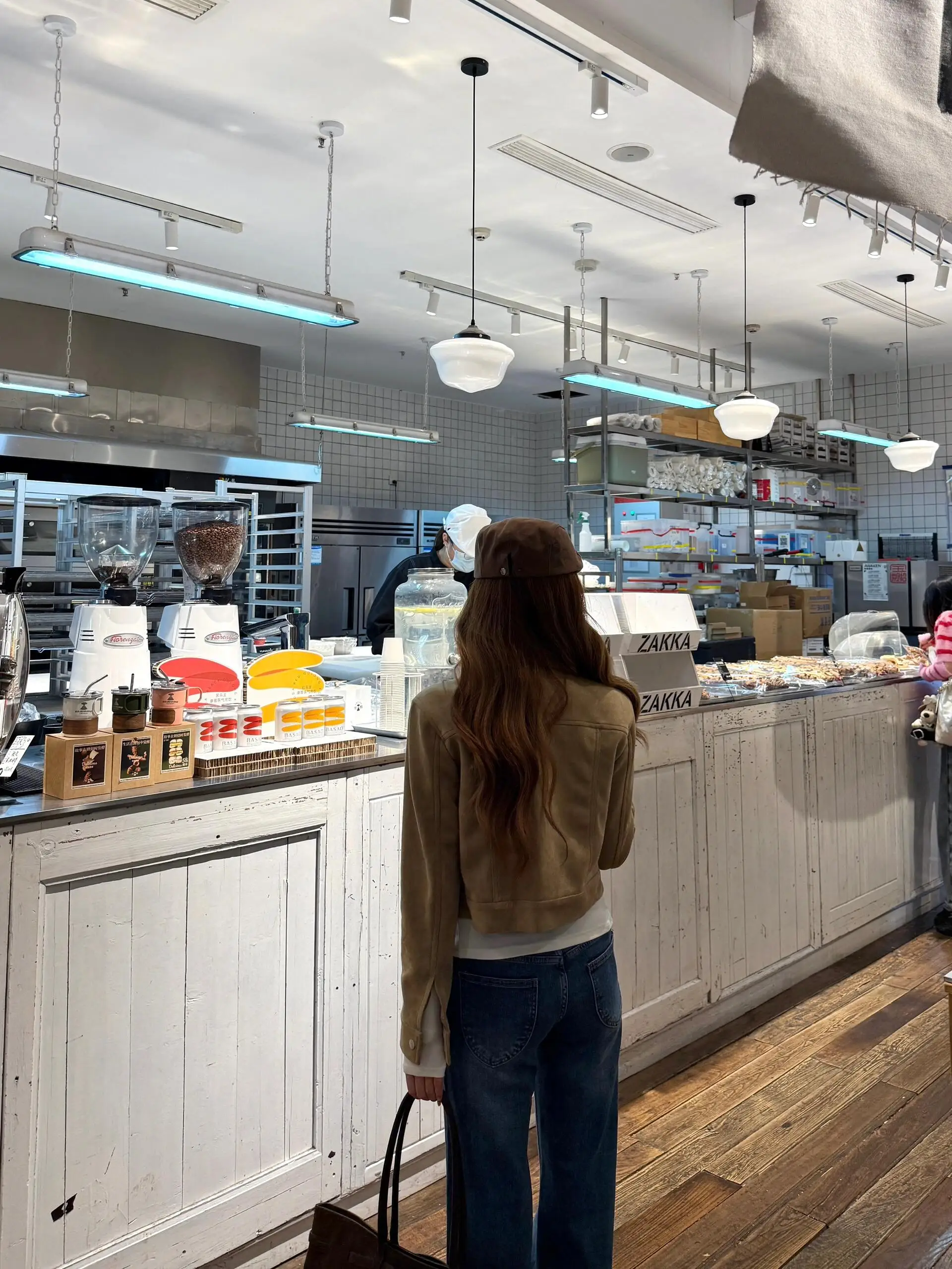 Retro American Brown Suede ort Jaet Women's Loose Personali Motorcycle Jaet Top Autumn Winter Faion Ele