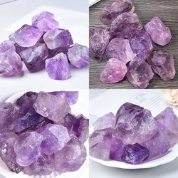 Natural Light Amethyst Crystal Minerals Landscape Rock Specimen Mineral Decorative Bulk Irregular Shape Raw Stone Home Decor