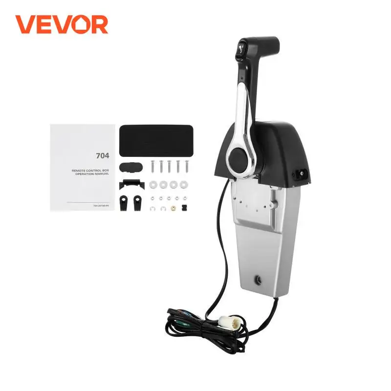 VEVOR Outboard Remote Control Box Suitable for Yamaha Console 704 Single Boats Engine Binnacle Tool With Trim and Tilt Switch