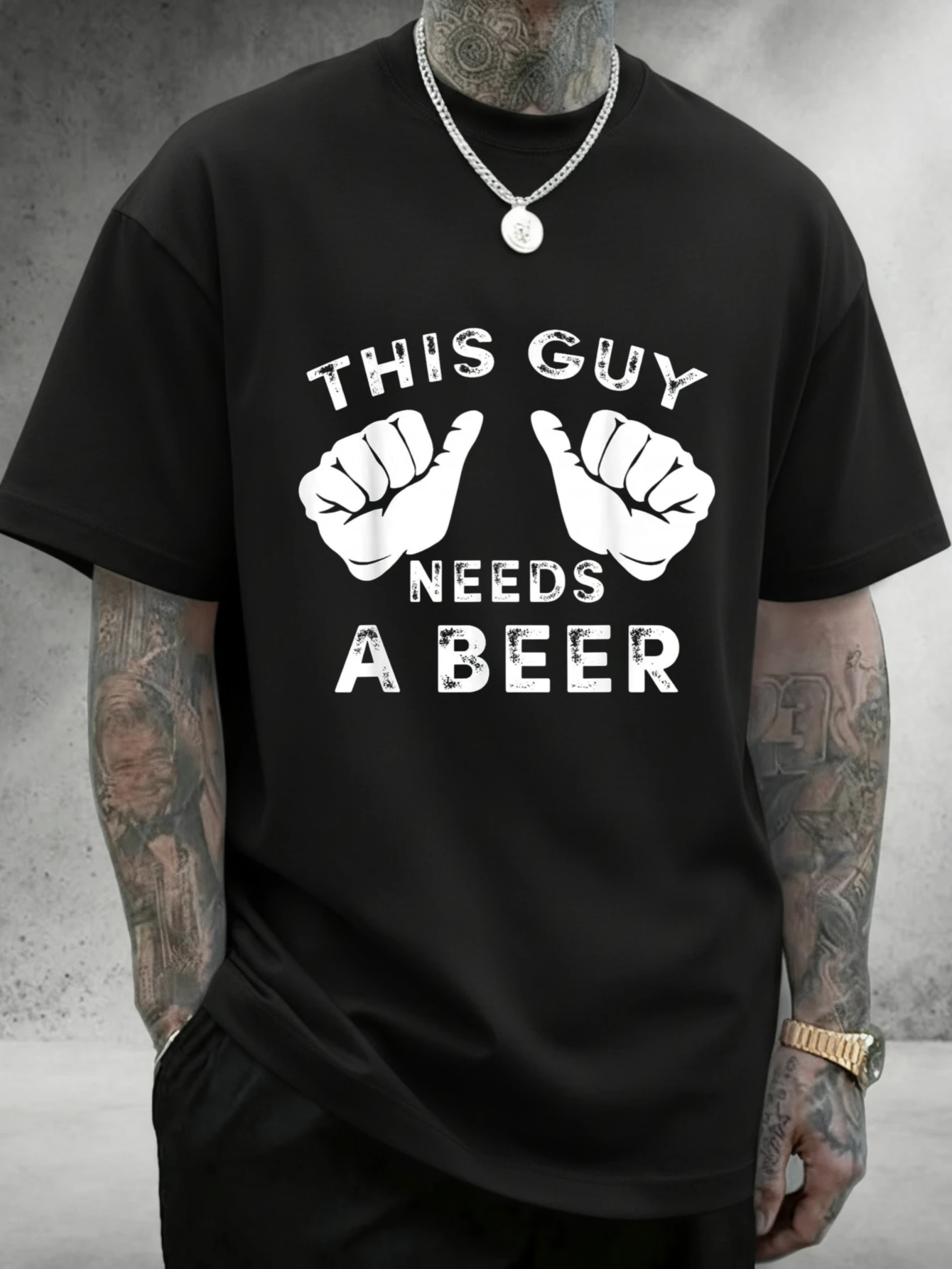1PC JOOCAR Chicken Game Dont Look At The Chicken T-shirt décontracté en coton pour toutes les saisons, col rond, manches courtes douces, extensibles et respirantes, haut streetwear à imprimé lettres tendance, choix de cadeau idéal pour les fêtes