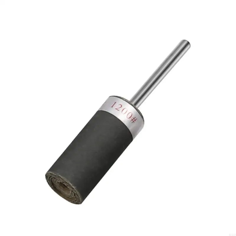 W8KB 3mm Shank Cylinder Sandpaper Rod Sticks Convenient Sand Paper Bar Grit 1500 1200 1000 600 400 320 240 180