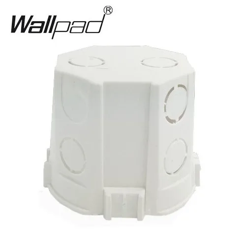 86 EU Wall Round Box Plastic Wall Switch Socket Wallpad Mount Box 60mm Screw Distance European Standard Cassette