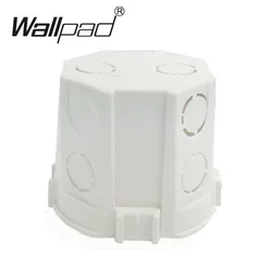 Round EU Standard Cassette Universal Wall Mount Box for 86 Type Wall Switch and Socket Box Wallpad
