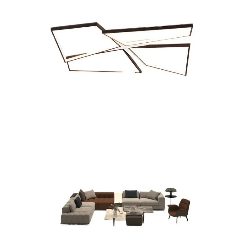 

Modern minimalist atmospheric full-spectrum ceiling light, line creative bedroom light