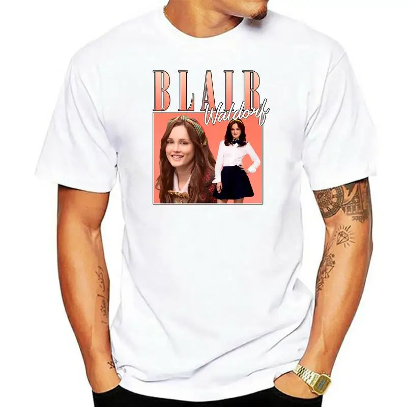 Men T shirt VINTAGE Blair Waldorf Gossip Girl T-Shirt Women tshirt