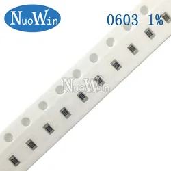 100pcs 0603 1% SMD resistor 1/10W 23.2K 23.7K 24K 24.3K 24.9K 25.5K 26.1K 26.7K 27K 27.4K 28K 28.7K 29.4K 30K 30.1K 30.9K ohm