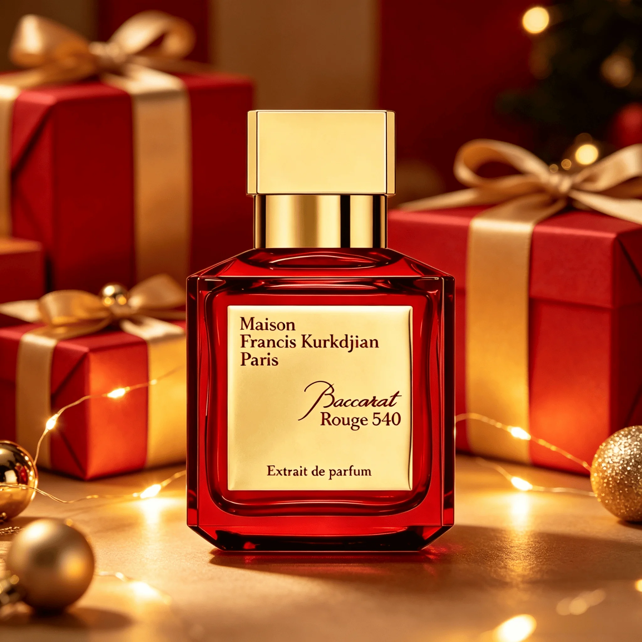 Maison Francis Kurkdjian Frances Coulqjian House, Paris. Color 540, Red 70ml. A Neutral Fragrance with Amber and Woody Notes. Long-Lasting Scent. Suitable for: Dates, Dinners, Commutes. Applicable Throughout the Year.