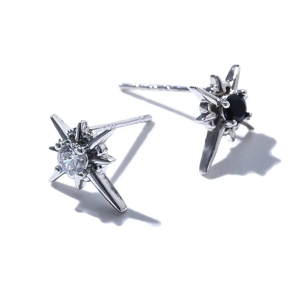 Personality Simple Korean Alloy Star Trendy Diamond Earrings Earrings for Men Stud Earrings Fashion Jewelry