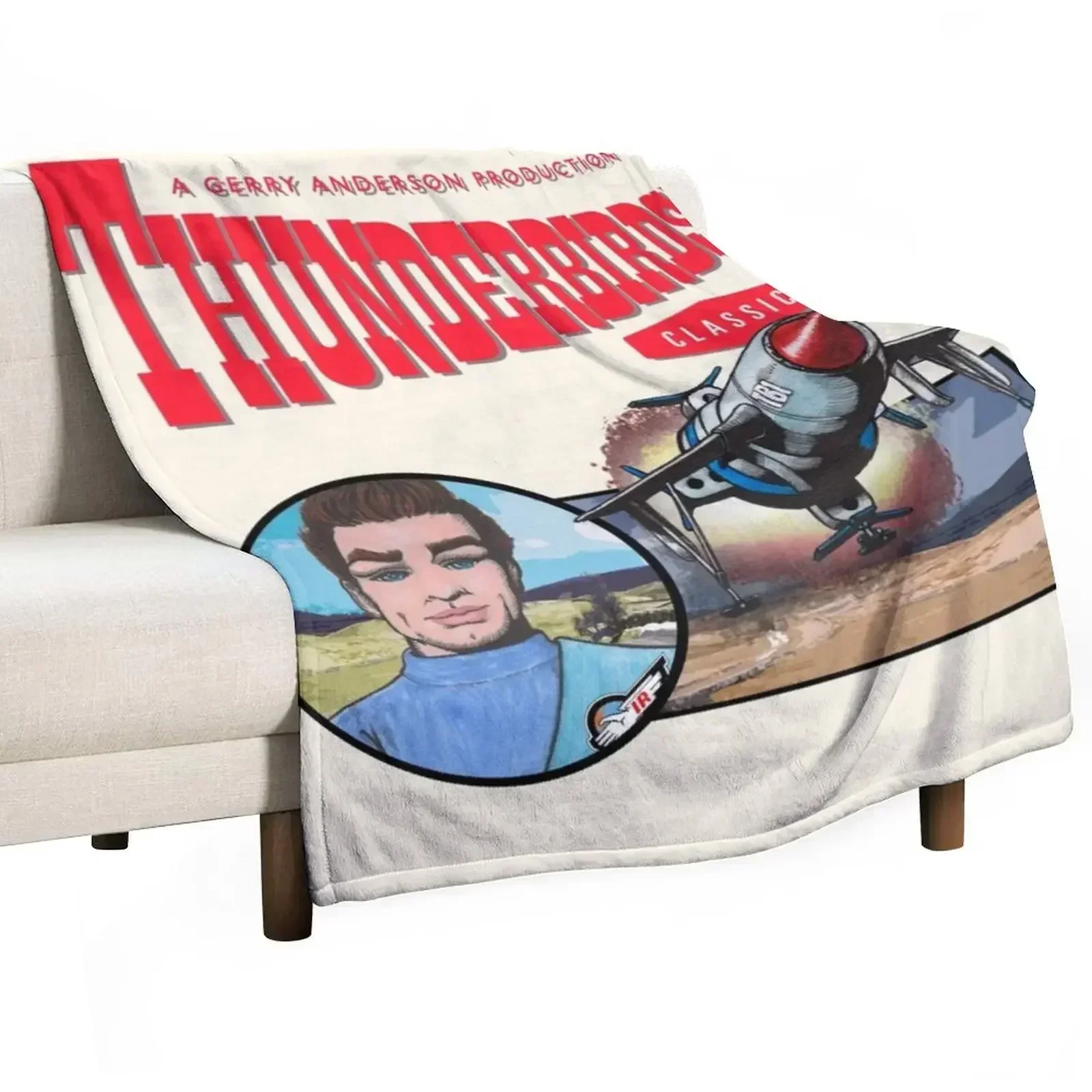 My first piece of Gerry Anderson Thunderbirds fan art. Throw Blanket Sofa Throw for winter Sofa Quilt Sofas warm winter Blankets