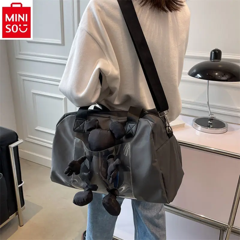 MINISO Disney Cartoon Student Crossbody, Sac à bagages multifonctionnel, observateur, Grande capacité, One Initiated, Mode