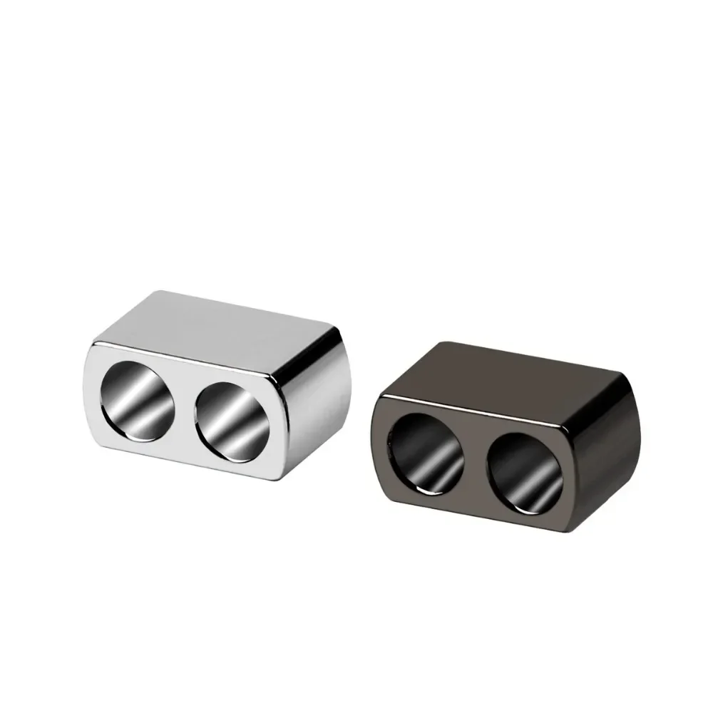 Słuchawki hi-fi Splitter 6.8mm do 3.4mm Jack ze stopu aluminium Y Splitter suwak DIY złącze Audio 8 nici kabel słuchawkowy Adapter