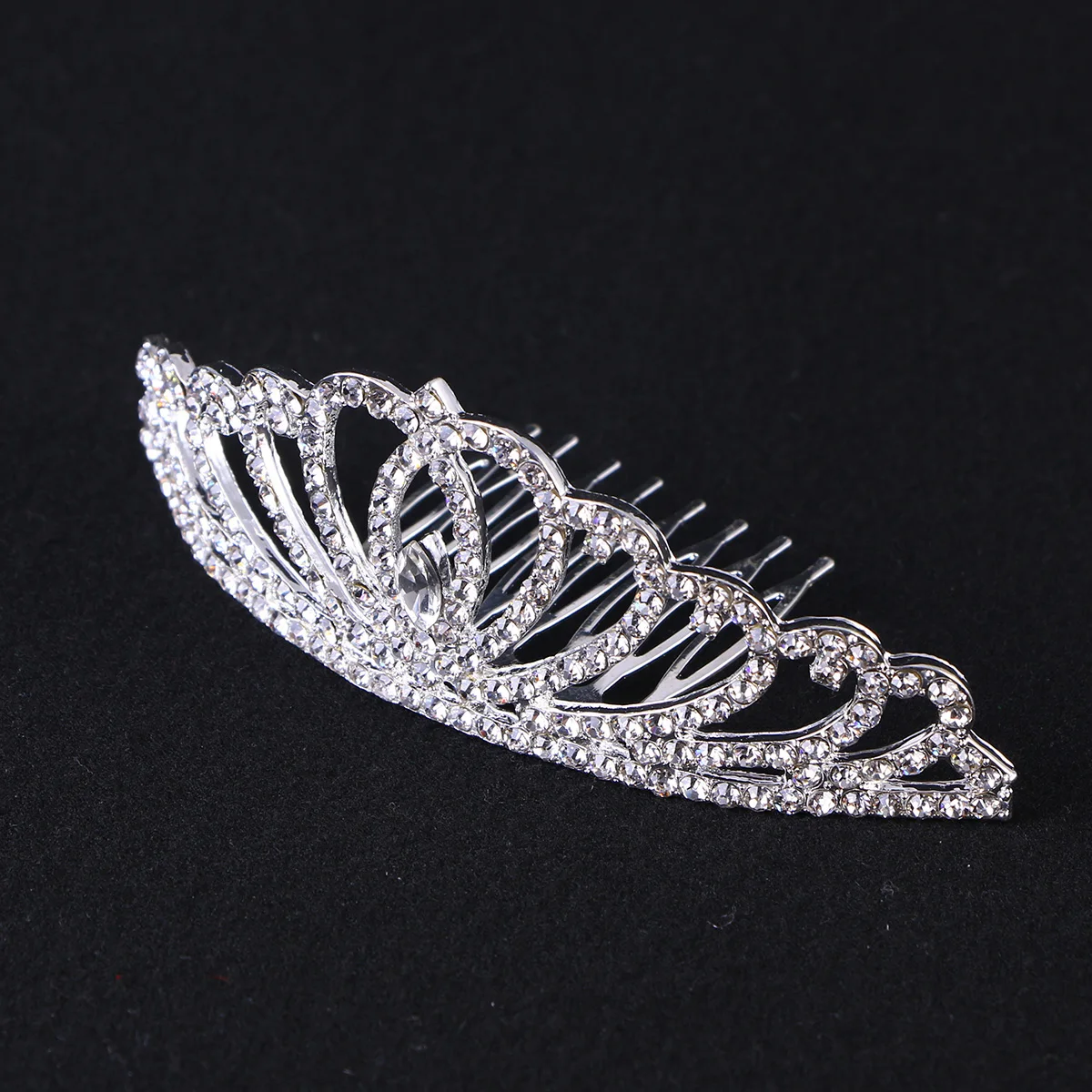 

Sparkling Rhinestone Tiara Crown Wedding Bridal Hair Accessories Women Tiara Pageant Party Elegant Shining Headpiece Decoration