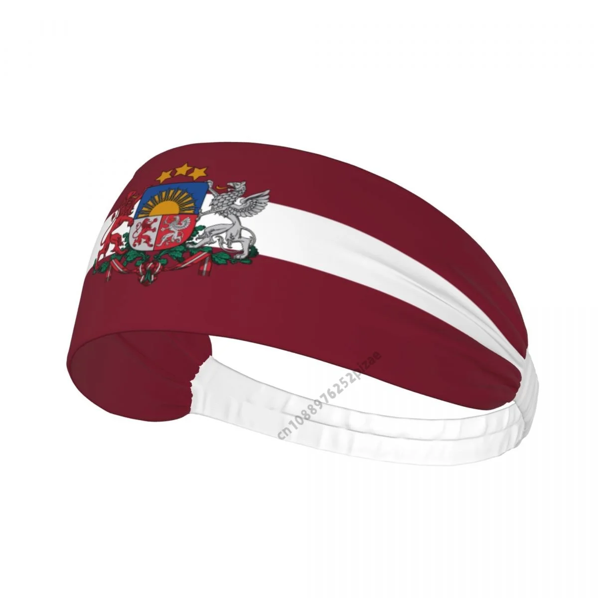 

Latvia Flag Men Women Bands Elastic Wide Headbands For Yoga Sports Fitness Exercise Tennis Running Gym Dance Athletic