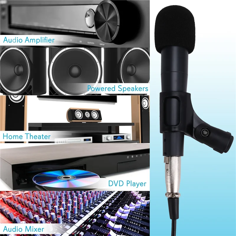 -ABPU SM57 ميكروفون ديناميكي صغير ستيريو ستوديو ميكروفون KTV سلكي محمول ميكروفون عالمي للهاتف الخليوي الكمبيوتر تسجيل الصوت