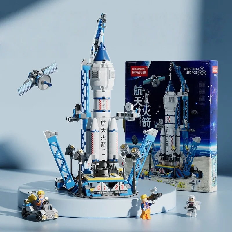 

Compatible with Space Shuttle Rocket Building Blocks: Creative DIY Assembly Kit for Boys' Aircraft Models Educational Toys