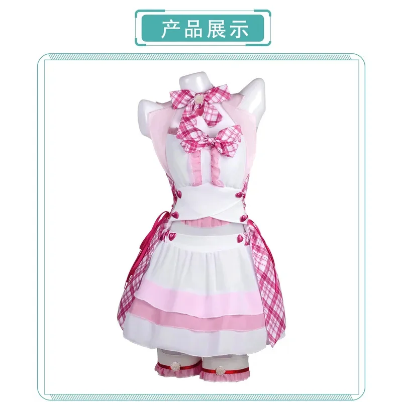 

A;3\v,7'd/Anime Nekopara Vanilla Chocola Cosplay Costume Nekomimi Paradise Maid Apron Servant Attire Woman Performancew.3;v'6\b/