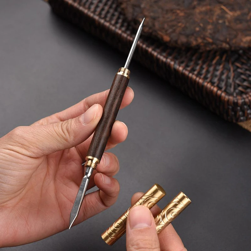 C 1pc New Professional Tea Knife Needle Pick Puer Tea Tools Cone Needle Tea Brick Tool