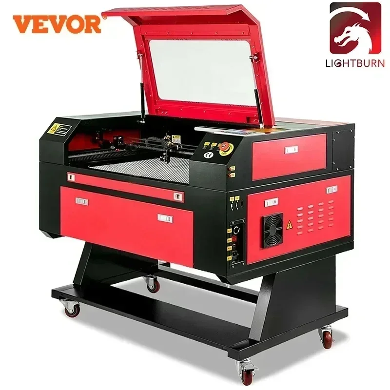 VEVOR 80W Laser Engraver CO2 Laser Engraving Machine 700x500mm Ruida Digital Controller Laser Engraver and Cutter Woodworking