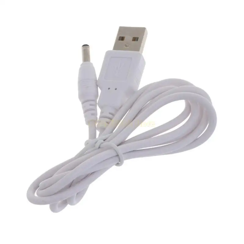 F62C 1m 2m USB ~ 3.5mm x 1.35mm 어댑터 변환기 케이블 만 지원 5V 전원