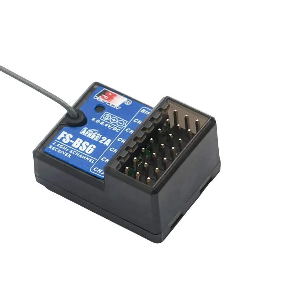 FlySky FS-BS6 2.4Ghz 6CH AFHDS2 Receptor para FS-GT5 FS-IT4S Transmissor Peças de Controle Remoto para Barco de Carro RC