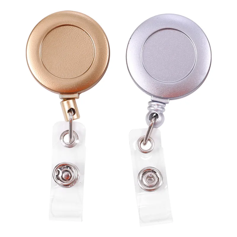 Retractable Badge Reel Office Accessories for Doctor Nurse Medical Staff Teacher Student Clinic Office School ID Card Holder