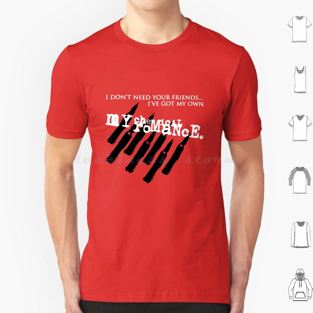 I've Got My Own... T Shirt 6xl Cotton Cool Tee Chem Bullets Red Red And Black Goth Gothic Emo New Nj