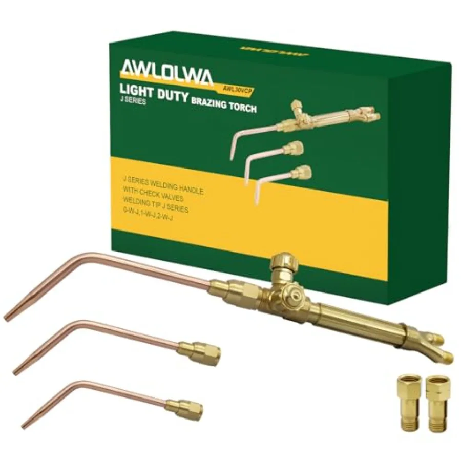

Ligth Duty Welding/Brazing Series "J" Torch Handle with Welding Tips with Check Valves