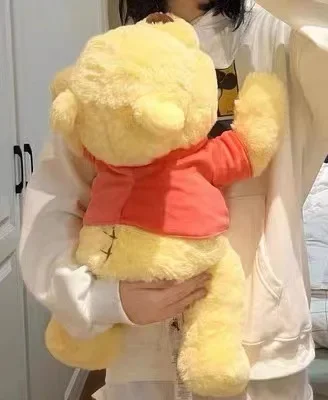 60cm Disney Large Stuffed Toys Winnie The Pooh Pillow Giant Plush Bear Doll Cute Room Ornamental Cushion Decor Easter Gifts