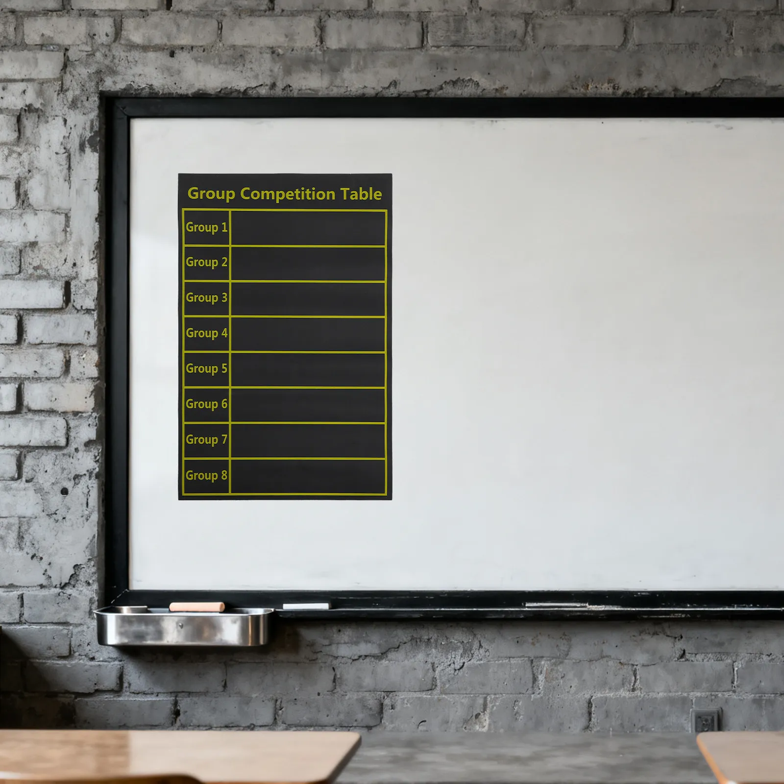 Magnetic Scoreboard Magnets Classroom Group Chart Flexible Attachment Behavior Management Pocket Chart for Teachers Small Group