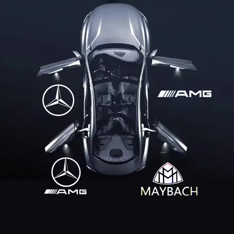 LED 웰컴 도어 라이트 - 메르세데스-벤츠 S-클래스/비토/AMG (W220/W221/W222/W447/W639) 2006-2013 호환 - 프로젝터 램프