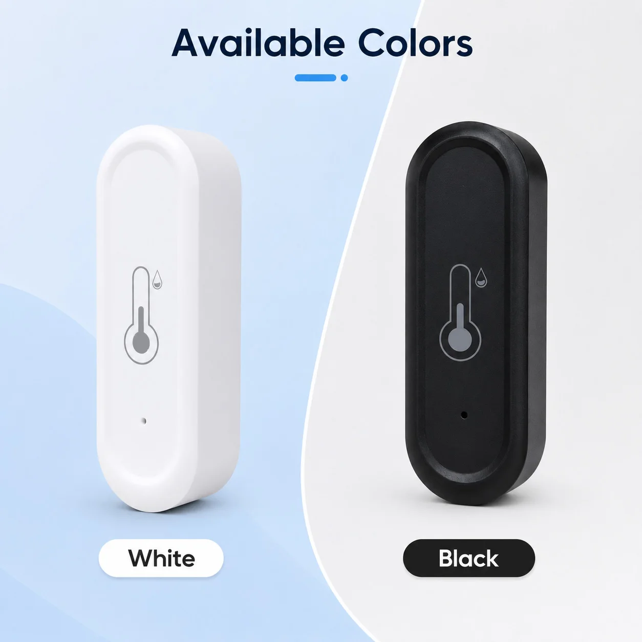 Tuya IP65 Wasserdichter WLAN-Temperatur- und Feuchtigkeitssensor für Innen- und Außenbereich, Heimthermometer, kompatibel mit Alexa und Google Home Voice. – Detail 1
