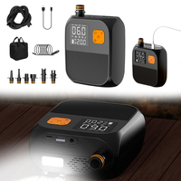 20PSI High Pressure Portable Air Compressor Stand Up Paddle SUP Pump Inflation Paddle Board Pump for Surfing Kite Mattress Tent