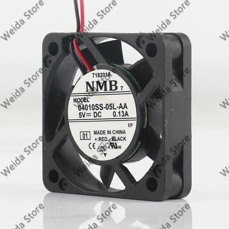 

New original NMB 12V 24V 48V DC5V 0.13A 4010 40X40X10MM frequency converter bearing 04010SS-05L-AA cooling fan