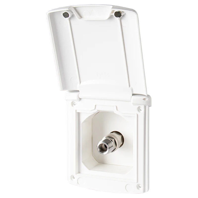 

RV Gravity Fresh Water Fill Hatch Inlet Filter Lockable for RV Boat Camper Trailer White Caravan Accessories