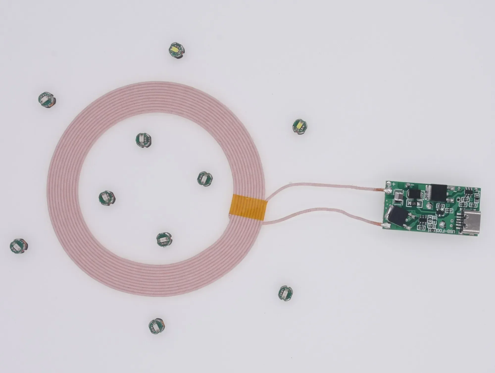 

USB Remote Wireless Power Supply Light Wireless Transmission Light XKT-F13