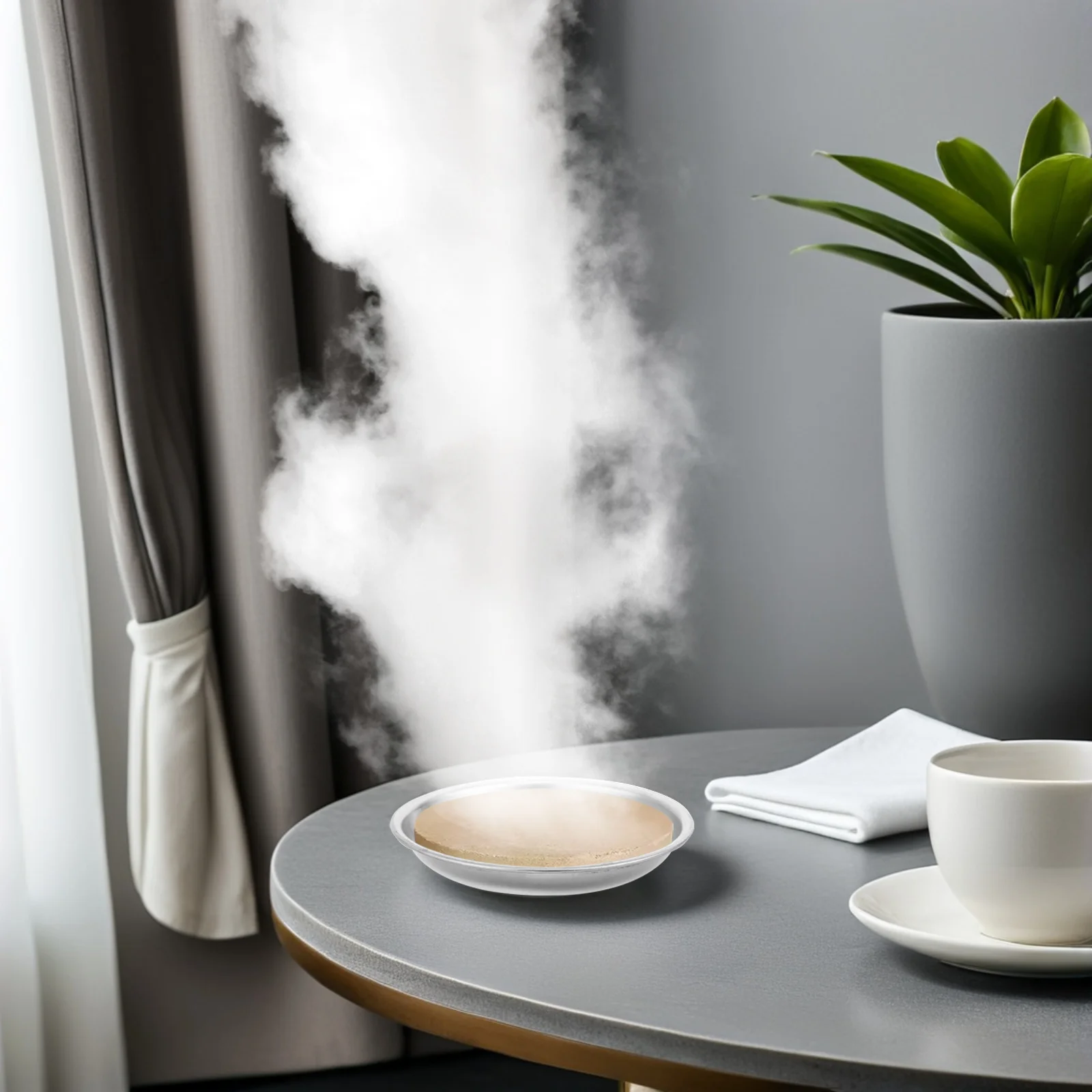 10 قطعة الفولاذ المقاوم للصدأ الدخان بيليه لوحة 8 سنتيمتر مقاومة للحرارة المؤثرات الخاصة صينية للتصوير الفوتوغرافي إنتاج الفيلم تصرح الدعامة #6