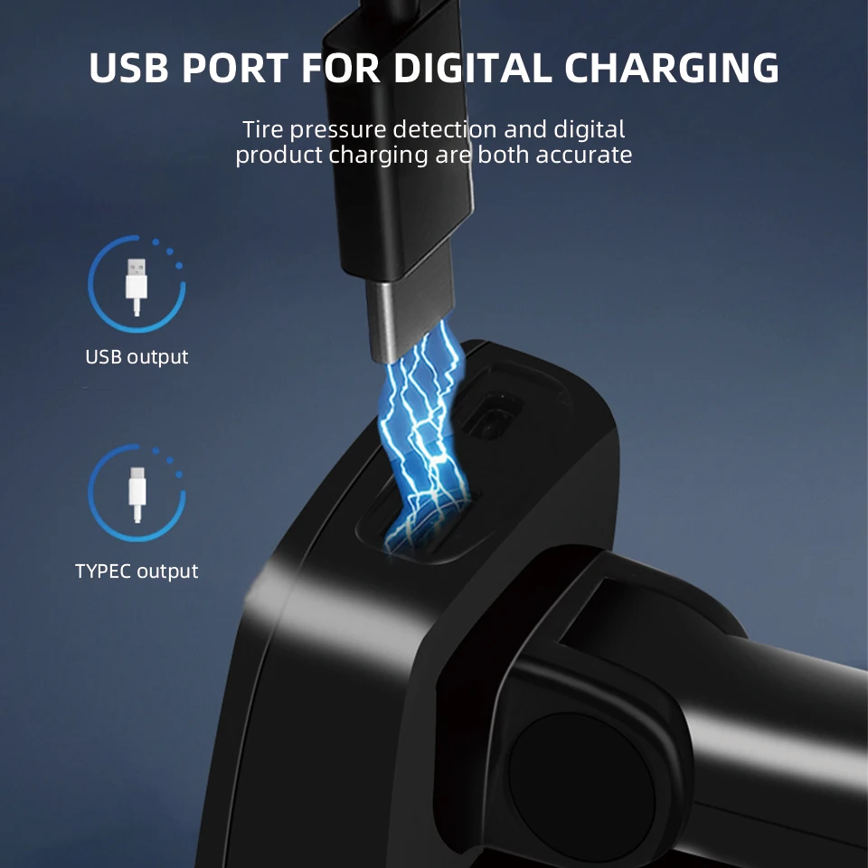 Yangood TPMS Sistema di monitoraggio della pressione dei pneumatici per auto 4 sensori dei pneumatici Allarme di sicurezza Spina accendisigari Ricambi auto