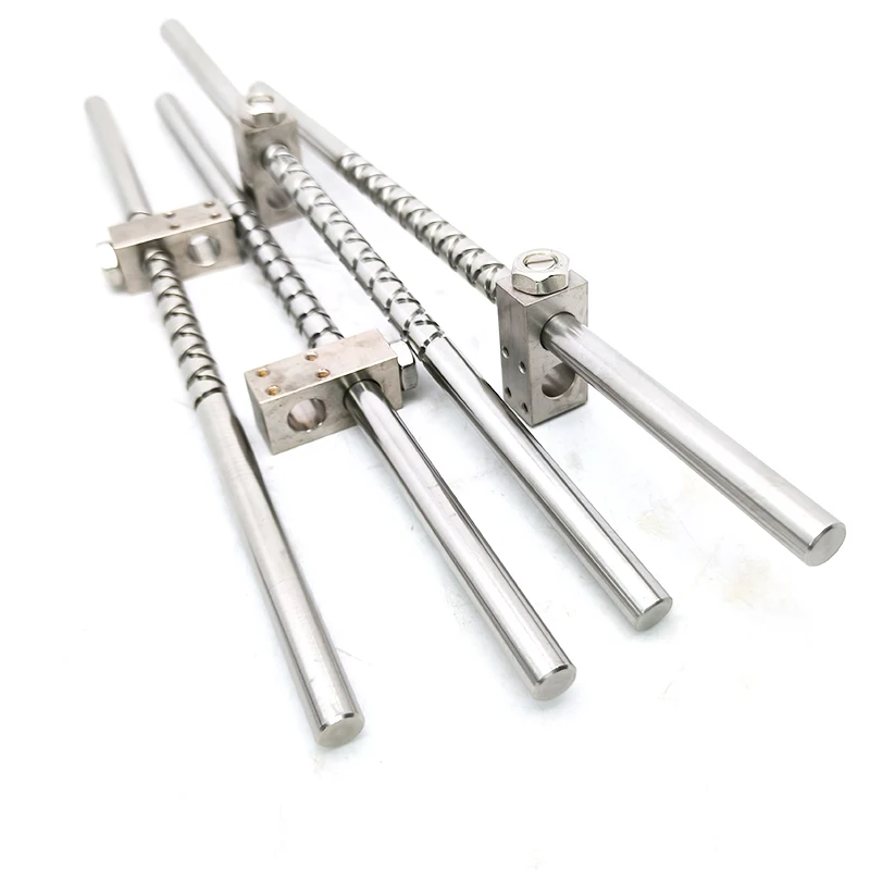 10 * 10-100-300 10 * 10-120-300 Wire rope wound brass nut block 304 stainless steel bi-directional 10mm reciprocating screw
