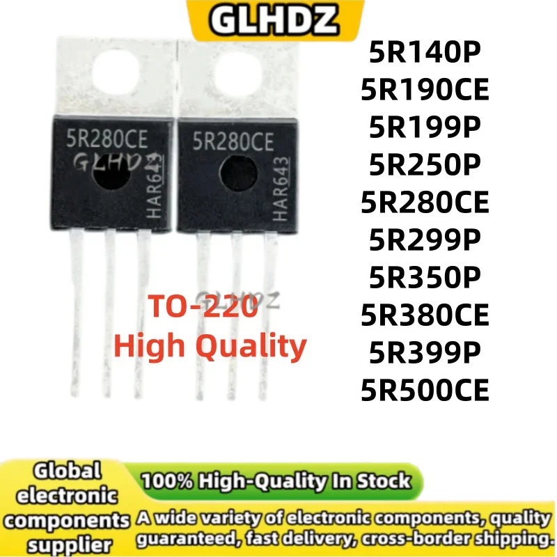 10UNTIS 5R140P 5R190CE 5R199P 5R250P 5R280CE 5R299P 5R350P 5R380CE 5R399P 5R500CE TO-220 In Stock