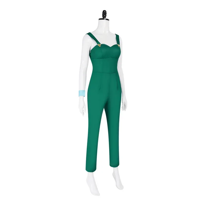 

Anime Bizarre Adventure Stone Ocean Foo Fighters F·F FF Cosplay Green Jumpsuit Overall Costume lf[5
