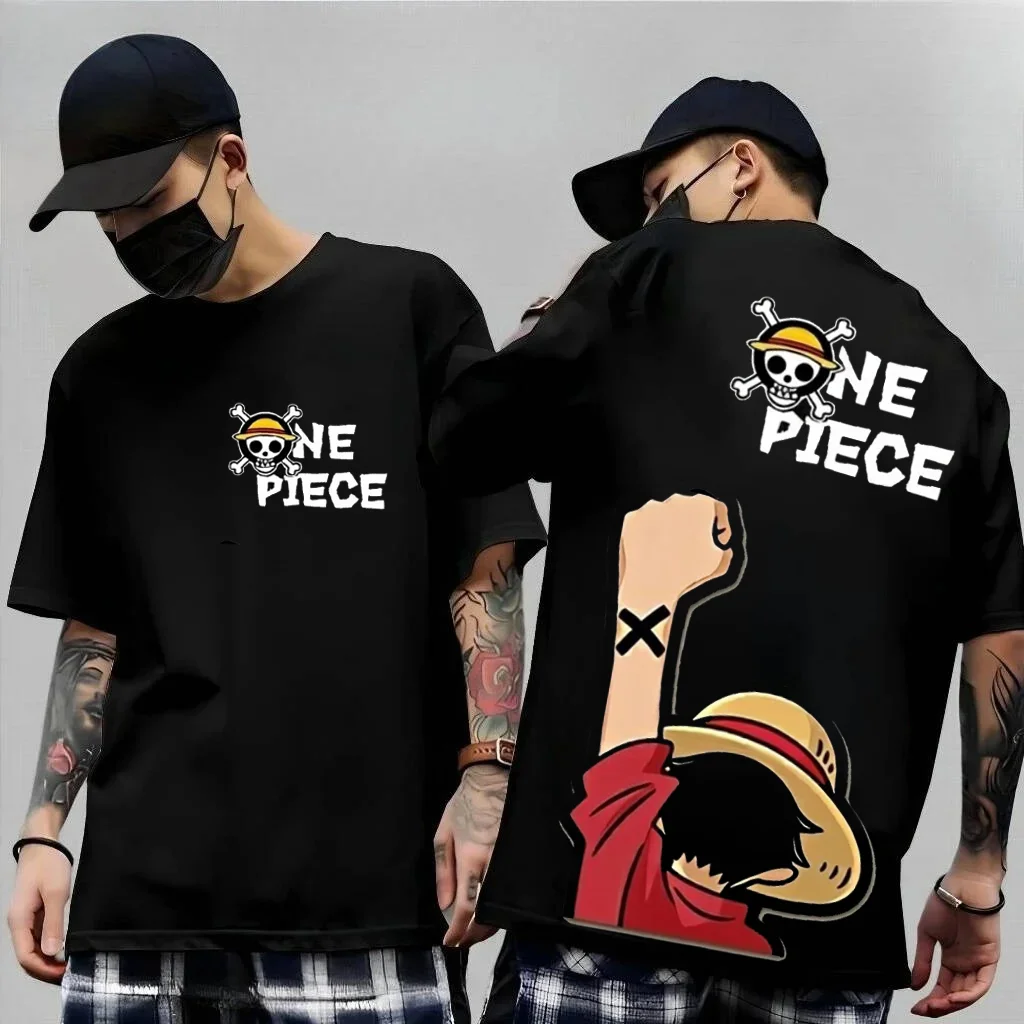 

One Piece Japanese Anime Printed Men's T-Shirt Roronoa Zoro Boy Children's Harajuku Short Sleeve Kids Luffy T-shirt Clothing