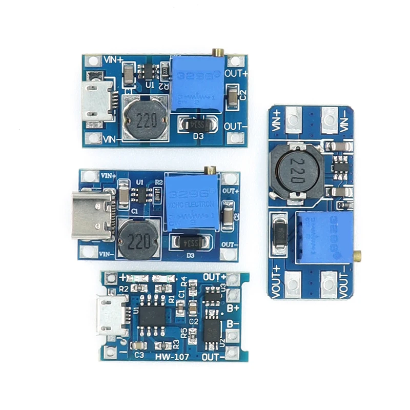 5Pcs MT3608 DC-DC Step Up Converter Booster Power Supply Module Boost Step-up Board MAX output 28V 2A for arduino diy kit