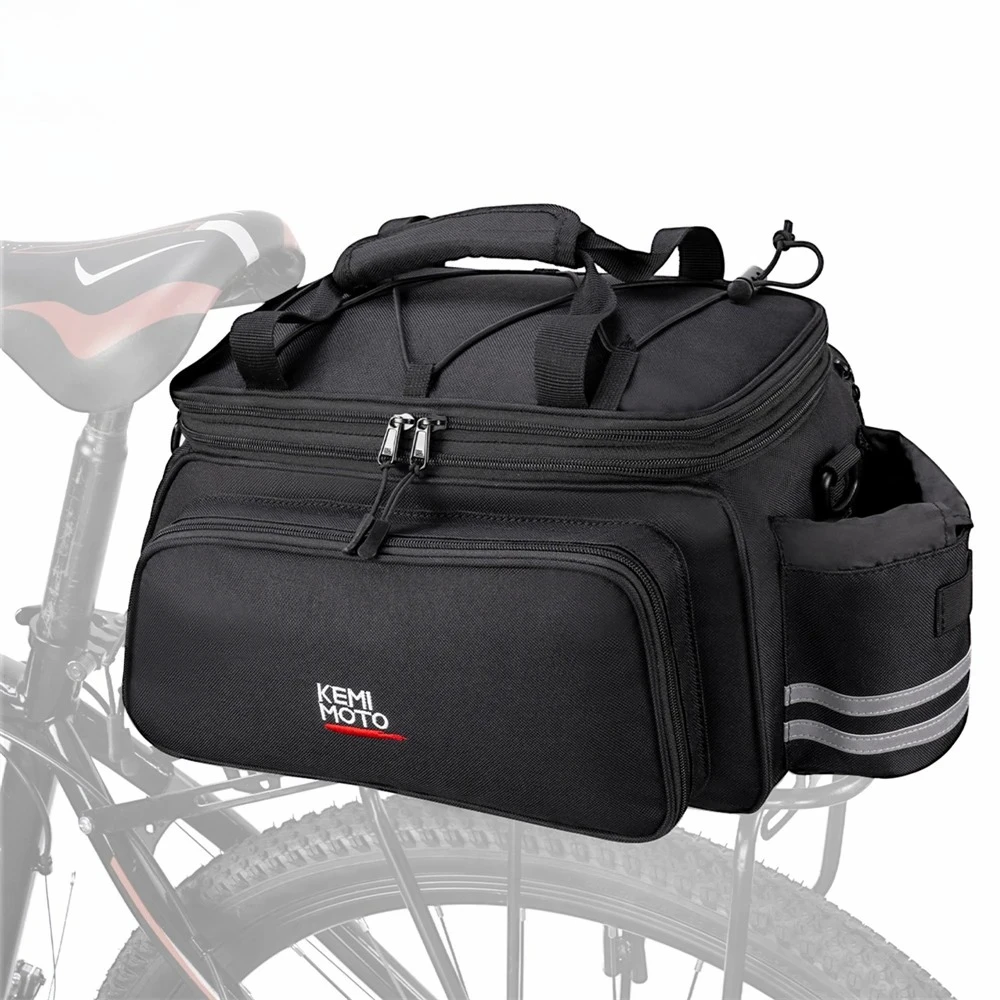 

Велосипедная сумка на задний багажник, расширяемая 10-20 л, для велопоездок, шопинга и путешествий