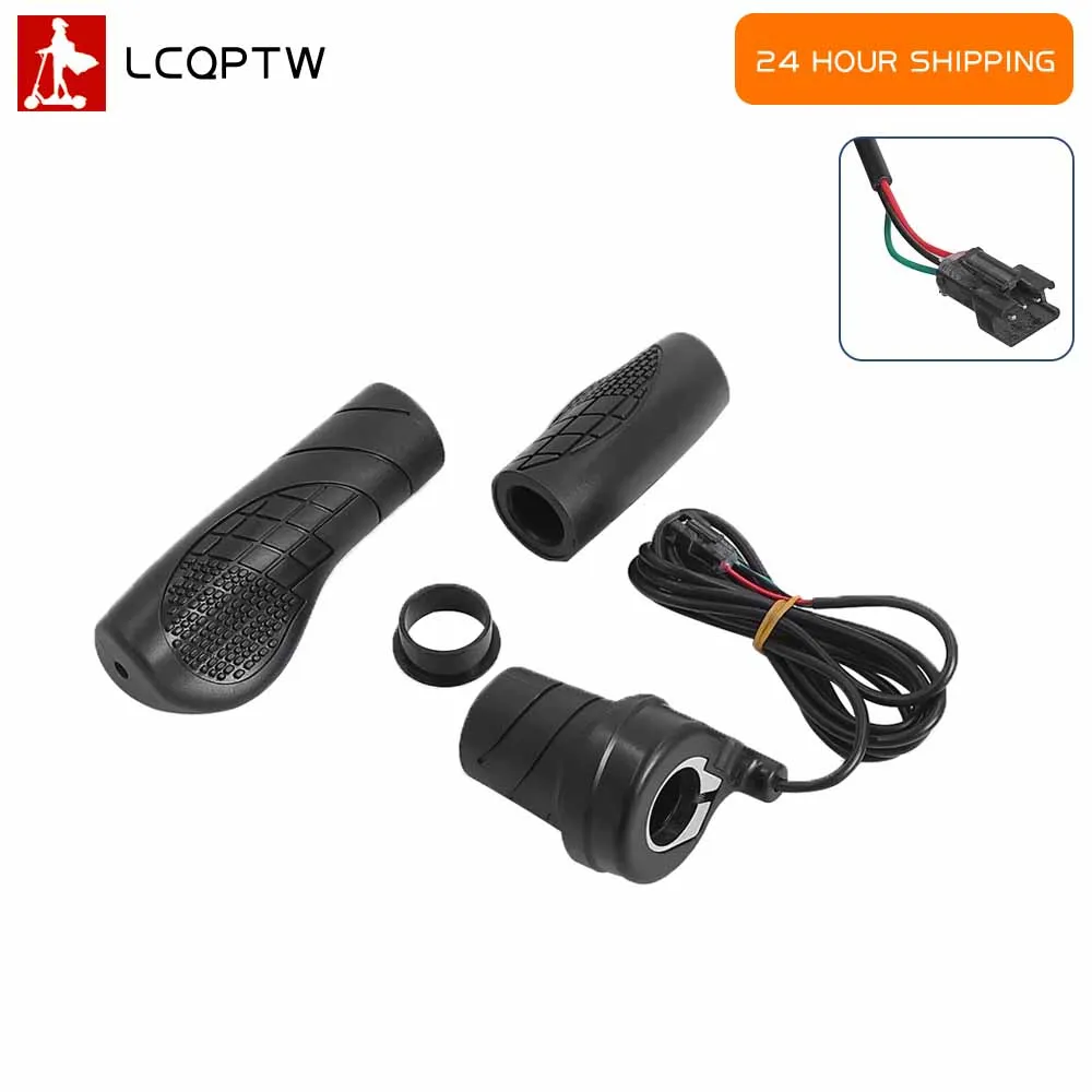 FT76X Half Twist Throttle 3 Pin SM Plug  WP Plug Waterproof Half Handlebar Accelerator for E-bike Assistant Tool