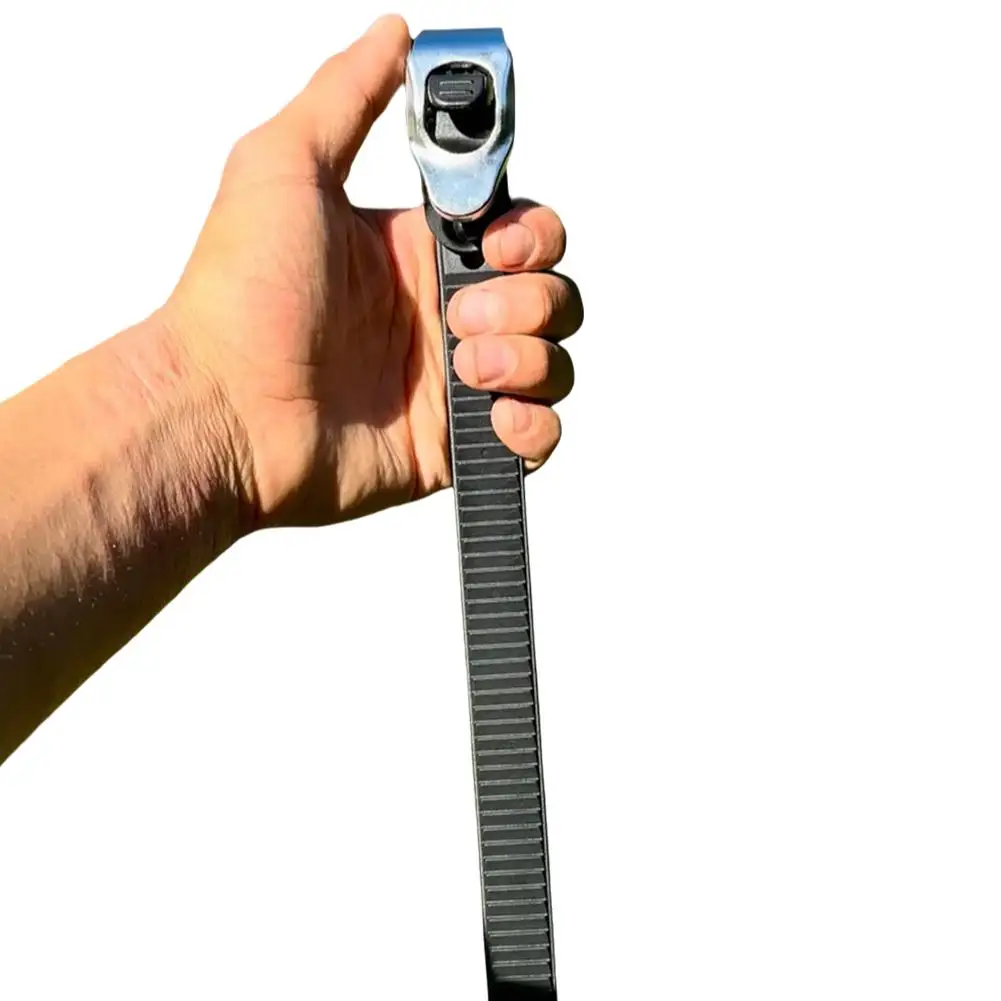 حزام قفل بقبضة شديدة التحمل، أشرطة سقاطة متعددة الأغراض، مشبك معدني قابل للتعديل لأي شيء آمن وقابل لإعادة الاستخدام، في أي مكان